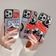 thumbnail image 2 of Casetifg Marca Locomotora Chica Carcasa Oficial Con Caja Espejo Original Teléfono Funda Para iPhone 11 12 13 14 Pro Max 14 Plus Silicona Talla TPU Cubierta A Prueba De Golpes, 2 of 4