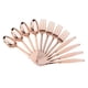 thumbnail image 1 of 8-10 paquetes 12 piezas de bifurcación de plástico desechable cucharadas de cuchillos decoraciones de fiestas rosa 8 piezas, 1 of 8