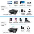 thumbnail image 4 of Amdohai TX200 Bluetooth 5.0 Transmitter & Receiver Wireless Audio Adapter CSR8675 AptX HD LL Low Latency with Optical SPDIF & AUX 3.5mm APP Control for TV PC MP3 MP4 Car Home Audio, 4 of 9
