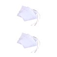 thumbnail image 4 of Bearachild Bolsa de 100 Uds. Bolsas de té vacías perfumadas Heal Seal bolsa de papel de filtro infusor suelto de hierbas bolsillo desechable Como se muestra 2Conjunto, 4 of 6