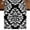 Black, variant on Baroque Yellow 72 Inch Table Runner, Vintage Damask Classic Floral Farmhouse Dresser Scarf Cotton & Linen Tablerunner for Dining/Kitchen Island/Holiday Party Décor 13" x 72"