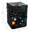 thumbnail image 5 of Geometric Cube Foldable Car Trash Can with Lid, Leak-Proof, and Hanging Storage Bag - Car Trash Bin, Trash Can for Car, Car Garbage Can, 5 of 6