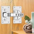 thumbnail image 1 of 12-pack Hinge Repair Kit - Cabinet Door Hinge Repair Plate Hinge Fixing Plate For Kitchen Cupboard, 1 of 1