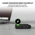 thumbnail image 5 of Belkin USB C to VGA + Charge Adapter - USB C to VGA Cable for MacBook Pro, MacBook Air, Mac Mini, iPad Pro, iPad Pro 12.9”, iPad Mini & Other USB C Devices - 60W USB C Power Delivery, 5 of 7