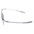 thumbnail image 2 of New Balance Mens Eyeglass Rectangle Rimless Metal NB 356 3 Gunmetal. 53mm, 2 of 6