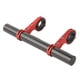 thumbnail image 1 of Extensor de manillar de bicicleta aleación de aluminio de fibra de carbono ligera para lámpara de luz de montaje de teléfono abrazadera doble roja Jadeshay A, 1 of 8