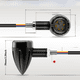 thumbnail image 2 of Accesorios de modificación de motocicletas retro Harley, señal de giro de plástico con forma de bala de 13 LED con luz de conducción y luz de freno, 2 of 4