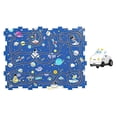 thumbnail image 2 of Puzzle Tracks Set Slot Rail Toys For Kids For Preschoolers Toddlers Children 12pcs Puzzle Space 26-27s, 2 of 4