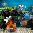 thumbnail image 5 of Halloween Fish Tank Statue Decoration, Resin Aquarium Decoration Pumpkin Aquarium Ornaments for Hiding Swim Play Rest for Fish Tank Accessories 3/2/1PCS, 5 of 7