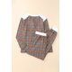 thumbnail image 2 of ABPHQTO Conjunto de ropa interior cepillada a cuadros de 2 piezas para mujer, 2 of 5