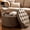 Garfield, variant on Easthome Multi-Function Round Storage Ottoman with Lockable Casters, Detachable Wood Tray Top, Button Tufted Foot Stool for Living Room Bedroom Study, Khaki