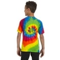 thumbnail image 2 of Colortone Multi Color Tie Dye Youth Short Sleeve Tee T1001Y, 2 of 3
