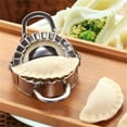 thumbnail image 4 of Up to 65% off Kitchen Gadgets Stainless Steel Dumpling Maker Press Molds Wontons Molds Easy Dumpling Wrappers Tool Dough Stamps Cutter Pie Maker Kitchen Organizers and Storage, 4 of 9