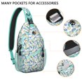 thumbnail image 3 of Beach and Coral Pattern Lightweight Travel Sling Backpack Durable Multipurpose Crossbody Bag with Tropical Fish and Marine Life Design for Hiking and Outdoor Use, 3 of 6