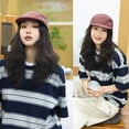 thumbnail image 3 of kurtrusly Panel Short Brim Plain Baseball Cap Peak Dad Short Plain Baseball Cap Hat Yellow 1Set, 3 of 6