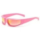 thumbnail image 2 of Hombres Señoras Celebridad Tendencia Gafas Hot Girls Y2k Gafas de sol envolventes, 2 of 4