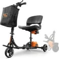 thumbnail image 1 of SuperHandy 3 Wheel Folding Mobility Scooter - Electric Powered, Lightest Available, Airline Friendly - Long Range Travel w/ 2 Detachable 48V Lithium-ion Batteries and Charger, 1 of 6