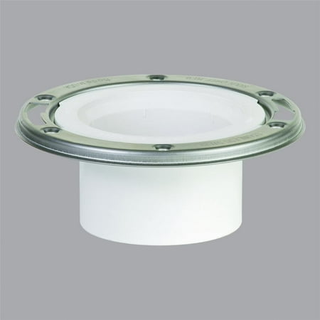 Stainless Steel Flange - Sioux Chief 4x3 Stainless Steel Pvc Closet Flange 887-PM