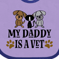 thumbnail image 4 of Inktastic Veterinarian Daddy is a Vet Boys or Girls Baby Bib, 4 of 4