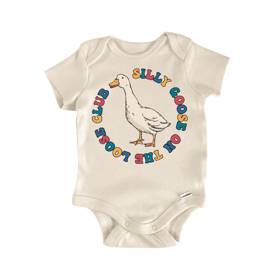 Silly Goose 4 Newborn Baby Bodysuit