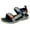 Grey, variant on UngA Kids Sandals Boys Double Adjustable Strap Lightweight Sandals Grey,3.5