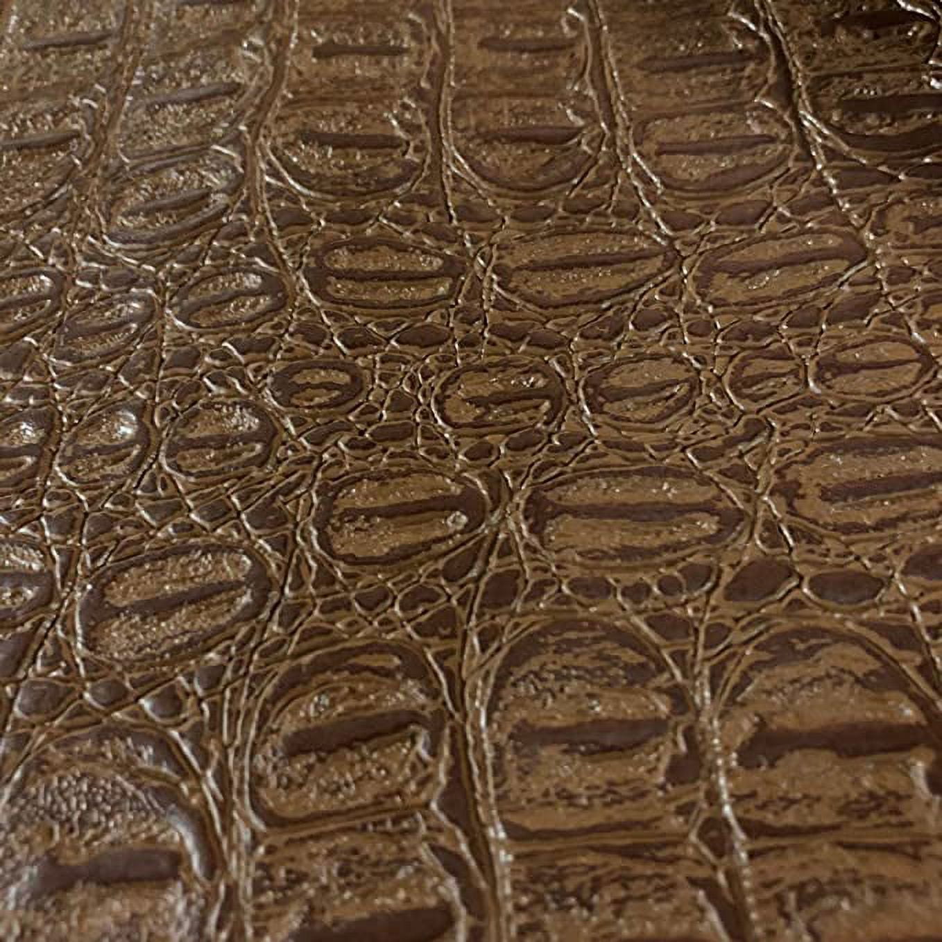 54 Buckskin Gator Faux Leather Fabric - By The Yard [BUCK-GATOR] - $14.99 :  , Burlap for Wedding and Special Events