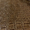 thumbnail image 5 of Gator Faux Leather, Soft Textured Crocodile Vinyl Fabric, Alligator Skin Embossed Upholstery And DIY Craft Pleather Sheets – Cut Continuously By The Yard (Saddle), 5 of 8