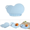 thumbnail image 1 of Silicona De Bebé Baby Mat Sucker Anti Slip Impermeable Plegable Cena De La Mesa Cena Azul Claro Azul, 1 of 5
