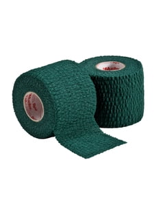 Mueller Tear-Light Tape, Green, 2" x 7.5 yd, Stretched 24 rolls/cs
