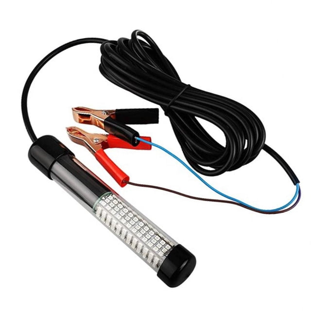 Luz de pesca sumergible de 12 V y 108 LED, lámpara de búsqueda subacuática, luz de pesca nocturna Verde