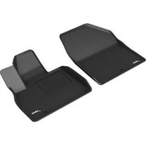 3D MAXpider 2020-2024 Fits Kia Telluride 1st Row Kagu Carbon Fiber Embossed Pattern Black Floor Mats L1KA05111509