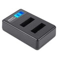 thumbnail image 1 of Viajes Portátiles Carga USB Al Aire Libre LCD Cargador De Ranuras Duales Para Batería NP BX1 Negro Diseño Compacto Y Liviano Fotógrafos Viajeros, 1 of 7