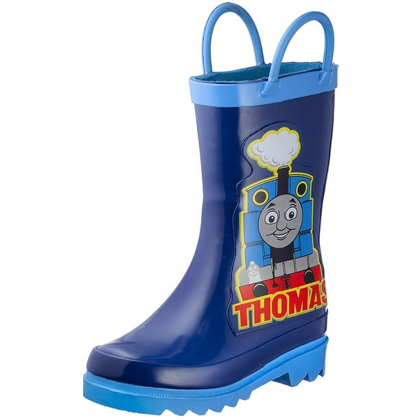 Thomas Friends Thomas The Tank Engine Boy S Blue Rain Boots Toddler Little Kid Walmart Com Walmart Com