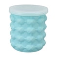 thumbnail image 1 of Insulated Silicone Ice Bucket, Double Ice Mold, Double Ice Tray for Cooling Cocktails, L 13.5 x 13.5 x 14 cm, 1 of 5