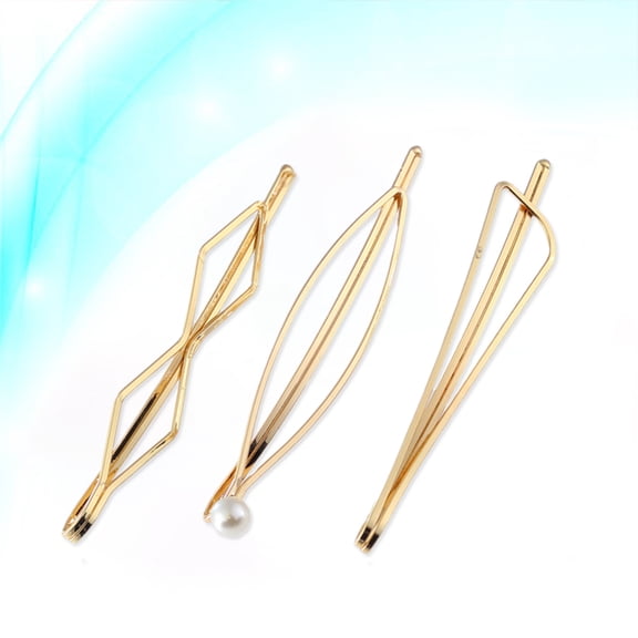 MLINS  6 Pcs Small Side Clip Hollow Out Hair Clips Geometric Women's Miss