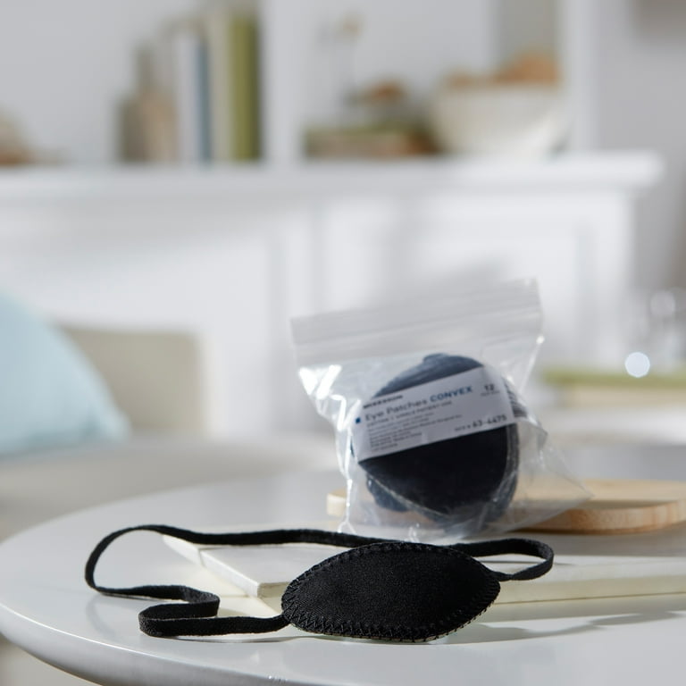 McKesson Black Disposable Eye Patches, One Size Fits Most, 2.25
