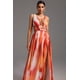 thumbnail image 4 of Vestido Bellabarnetten Ierra sin mangas con cuello en V y diamante maxi, 4 of 7