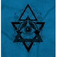 thumbnail image 2 of Triangle Eye Star Symbolic Spirit Sweatshirt for Men or Women Brisco Brands 2X, 2 of 6