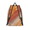thumbnail image 4 of Casual Canvas Backpack Without Interlayer Large Capacity Stick Bag Design For Outdoor Shopping Office Outdoor Sports Orangered Marble_3 Medium, 4 of 7