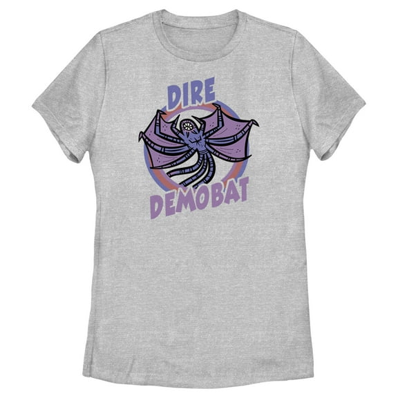 Netflix Women's Stranger Things Demobat Monster Drawing Graphic T-Shirt