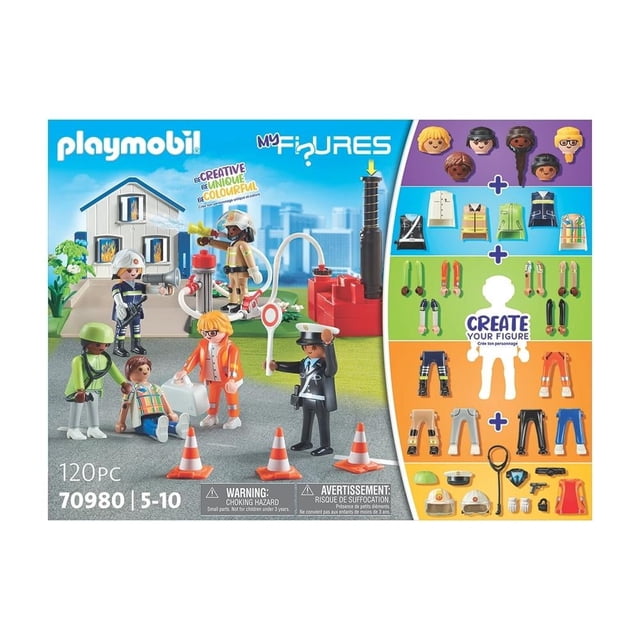 Set de Juego Playmobil My Figures Misión de Rescate 120 Piezas