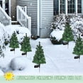 thumbnail image 2 of Solar Small Christmas Trees for Outdoor Decorations, 2Pcs Solar Christmas Tree with Multicolor Led Lights, Waterproof Pathway Lights for Outside Garden and Yard, 2 of 8
