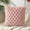 Pink, variant on Kraoden Super Soft Bohemian Pillowcase, Decorative Textured Throw Pillowcase, Modern Home Decor for Sofa and Bedroom, Comfortable Polyester Material, Easy Care, Invisible Zipper