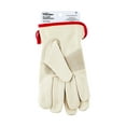 thumbnail image 4 of Hyper Tough Leather Work Gloves, Cowhide Leather, Beige, Large (HT1250L), 4 of 6