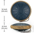 thumbnail image 3 of Tambour de Langue 14 Po 15 Notes Réservoir de Chakra Ton D Instrument de Percussion avec Baguette, 3 of 8