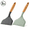 Dark gray and green, variant on 2-Piece Wooden Handle Silicone Wide Spatula Set, Non-Stick Safe Kitchen Turner Utensils for Cooking, Frying, Baking and Everyday Meal Preparation