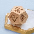 thumbnail image 5 of BESTSKY Food Decision Dice Romantic Date Night Game,Wooden Dinner Decider for Couples,Birthday Valentine’S Day for Him Her, 5 of 8