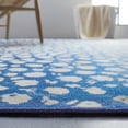 thumbnail image 5 of SAFAVIEH Journey Jancis Polka Dot Machine Washable Area Rug, Navy/Beige, 8'9" x 12', 5 of 9