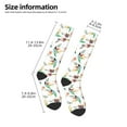 thumbnail image 5 of Balery Pretty Floral With Leaves Fun Novelty Socks Men'S Women'S Crew Socks Funny Crazy Novelty Socks Quirky And Cool Socks, 5 of 9