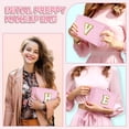 thumbnail image 6 of YOOLIFE Gifts for Women Teen Girls, Initial Makeup Bag, Cosmetic Bag Travel Toiletry Pouch (Pink K), 6 of 7